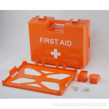 Caja de plástico de primeros auxilios de bolsa vacía portátil médica